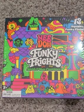NeeDoh Funky Frights Squish-O-Ween Countdown - Multicolor Plush Collectibles